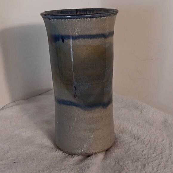 Handcrafted Art Pottery Stein Mug 7" Tall - Picture 2 of 6